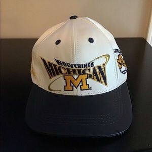 Michigan Leather Hat “Go Blue”